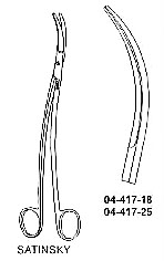 Satinsky Vascular Scissor